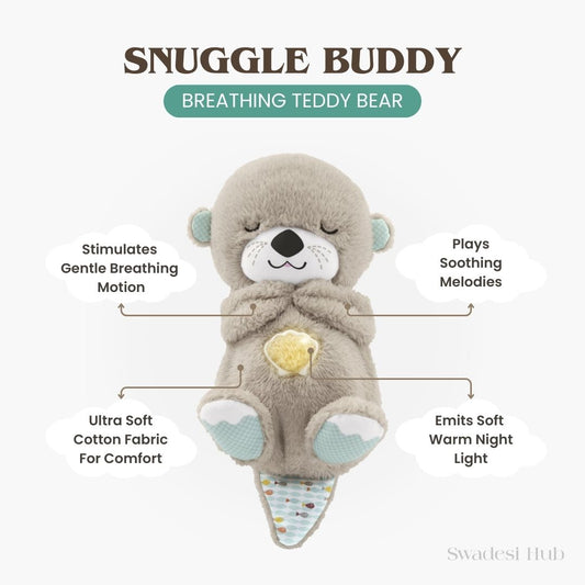 SnuggleBuddy™ | Breathing Teddy Bear